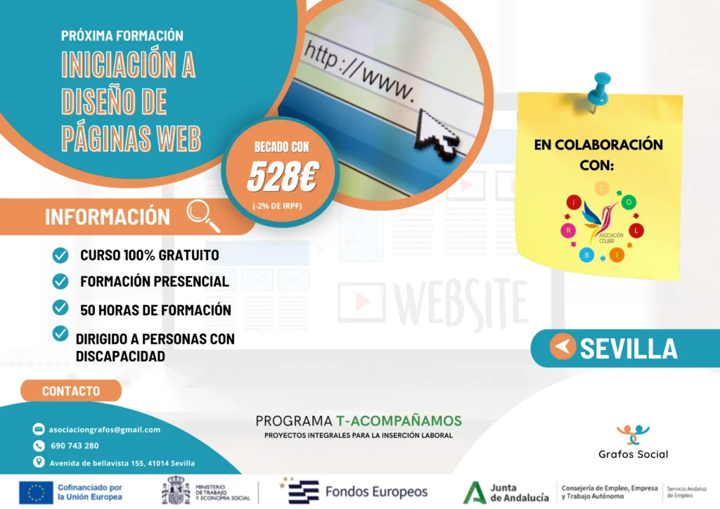 Formación que abre oportunidades, destinada a personas con discapacidad en colaboración con Asociación Colibrí.