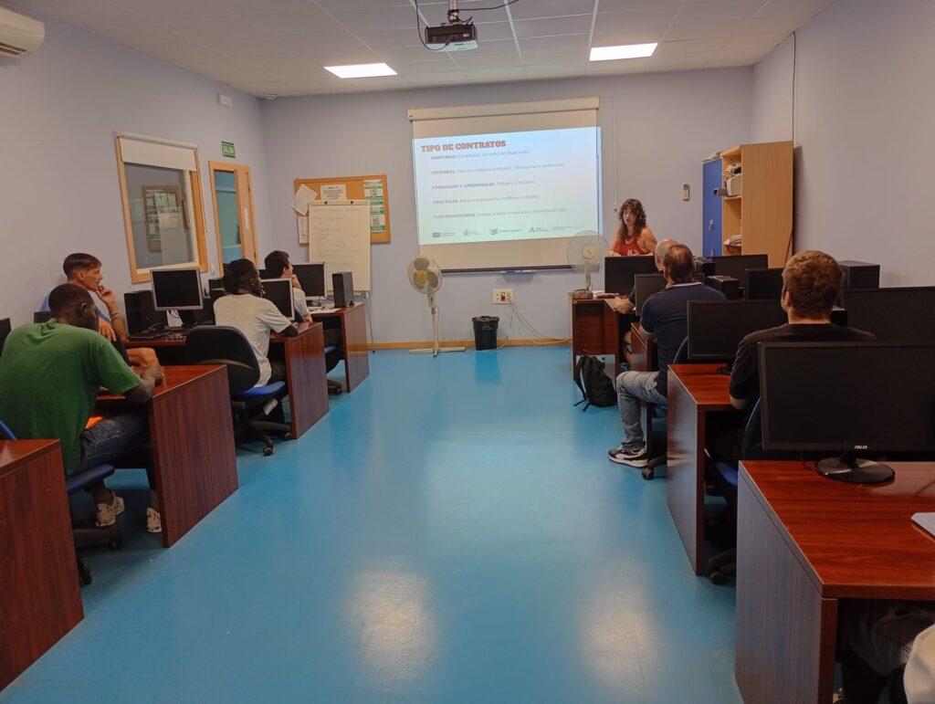 Asociación Grafos imparte un taller de inserción laboral en TECNOFORSUR, El Puerto de Santa María